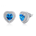 Boucles d&#39;oreilles en or plaqué or 925 bijoux en argent sterling